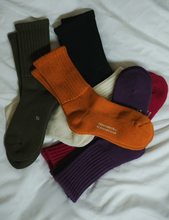 画像をギャラリービューアに読み込む, 【綿コーマ】ローゲージカラーソックス
